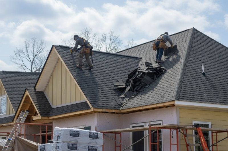 Damaged Roof Replacement in Fredericksburg, VA