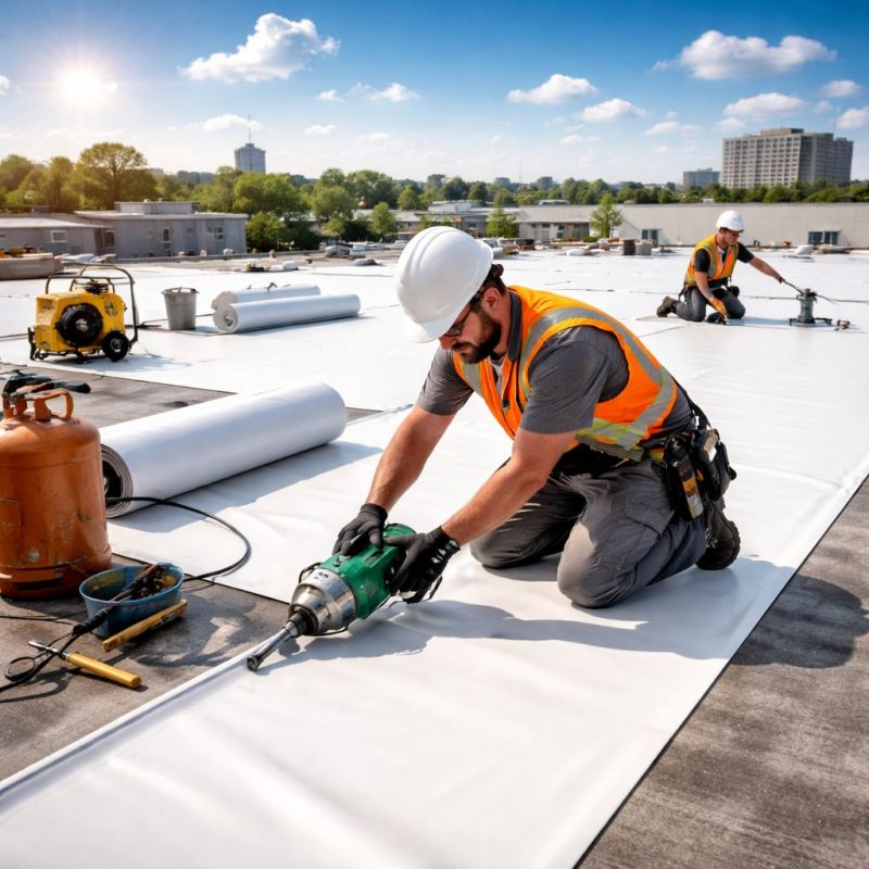 Rubber Roof Installation in Alexandria, VA
